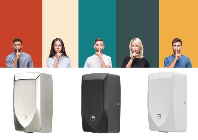 Airbox V2 quiet hand dryer